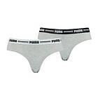 Puma Logo Waistband Brazilian 2-pack
