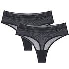 Triumph Tempting Sheer Highwaist String 2-pack