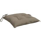 vidaXL Palldynor 4 st taupe 50x50x7 cm oxfordtyg