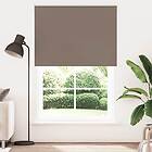 vidaXL Mörkläggningsgardin kaffe 160x230 cm tyg bredd 156,6 cm