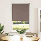 vidaXL Mörkläggningsgardin kaffe 85x130 cm tyg bredd 80,7 cm polyester