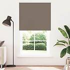 vidaXL Mörkläggningsgardin kaffe 130x210 cm tyg bredd 126,6 cm