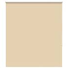 vidaXL Rullgardin mörkläggningsbeige 135x130 cm tyg bredd 131,6 cm