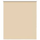 vidaXL Rullgardin mörkläggningsbeige 140x130 cm tyg bredd 136,6 cm