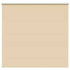 vidaXL Rullgardin mörkläggningsbar beige 150x150 cm tyg bredd 146,6 cm