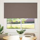 vidaXL Mörkläggningsgardin kaffe 155x150 cm tyg bredd 151,6 cm