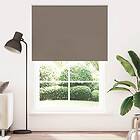 vidaXL Mörkläggningsgardin kaffe 150x230 cm tyg bredd 146,6 cm