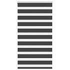 vidaXL Rullgardin zebra svart 70x100 cm tyg bredd 65,9 cm polyester