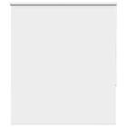 vidaXL Rullgardin mörkläggningsvit 130x150 cm tyg bredd 126,6 cm