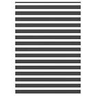 vidaXL Rullgardin zebra svart 155x200 cm tyg bredd 150,9 cm polyester