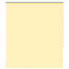 vidaXL Rullgardin mörkläggningsgul 140x175 cm tyg bredd 136,6 cm