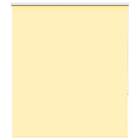 vidaXL Rullgardin mörkläggningsgul 125x130 cm tyg bredd 121,6 cm