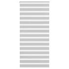 vidaXL Rullgardin zebra ljusgrå 100x230 cm tyg bredd 95,9 cm polyester