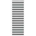 vidaXL Rullgardin zebra mörkgrå 75x200 cm tyg bredd 70,9 cm polyester