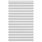 vidaXL Rullgardin zebra ljusgrå 145x200 cm tyg bredd 140,9cm polyester
