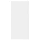vidaXL Rullgardin mörkläggning vit 90x230 cm tyg bredd 85,7 cm