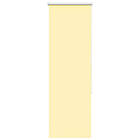 vidaXL Rullgardin mörkläggningsgul 60x175 cm tyg bredd 55,7 cm