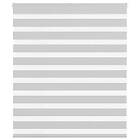 vidaXL Rullgardin zebra ljusgrå 125x100 cm tyg bredd 120,9cm polyester