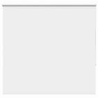 vidaXL Rullgardin mörkläggning vit 160x130 cm tyg bredd 156,6 cm