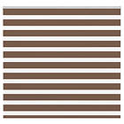 vidaXL Rullgardin zebra brun 165x150 cm tyg bredd 160,9 cm polyester