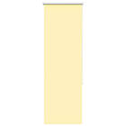 vidaXL Rullgardin mörkläggningsgul 45x175 cm tygbredd 40,7 cm
