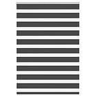 vidaXL Rullgardin zebra svart 115x150 cm tyg bredd 110,9cm polyester