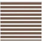 vidaXL Rullgardin zebra brun 160x100 cm tyg bredd 155,9 cm polyester