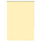 vidaXL Rullgardin mörkläggningsgul 90x130 cm tygbredd 85,7 cm