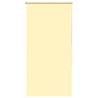 vidaXL Rullgardin mörkläggningsgul 65x150 cm tyg bredd 60,7 cm