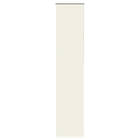 vidaXL Rullgardin mörkläggning naturvit 50x230 cm tyg bredd 45,7 cm