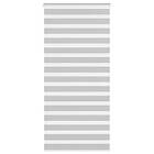 vidaXL Rullgardin zebra ljusgrå 95x200 cm tyg bredd 90,9 cm polyester
