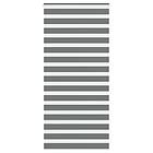 vidaXL Rullgardin zebra mörkgrå 110x200 cm tyg bredd 105,9cm polyester