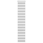 vidaXL Rullgardin zebra ljusgrå 45x230 cm tyg bredd 40,9 cm polyester