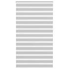 vidaXL Rullgardin zebra ljusgrå 120x230 cm tyg bredd 115,9cm polyester
