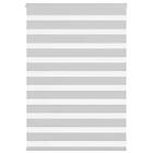 vidaXL Rullgardin zebra ljusgrå 95x100 cm tyg bredd 90,9 cm polyester