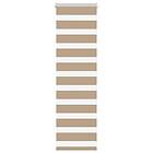 vidaXL Rullgardin zebra 50x100 cm tyg bredd 45,9 polyester