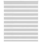 vidaXL Rullgardin zebra ljusgrå 130x100 cm tyg bredd 125,9cm polyester