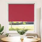 vidaXL Rullgardin mörkläggningsröd 115x130 cm tyg bredd 110,7 cm