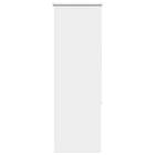 vidaXL Rullgardin mörkläggning vit 50x150 cm tyg bredd 45,7 cm