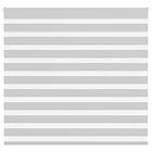 vidaXL Rullgardin zebra ljusgrå 160x150 cm tyg bredd 155,9cm polyester