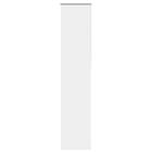 vidaXL Rullgardin mörkläggning vit 55x230 cm tyg bredd 50,7 cm