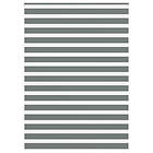 vidaXL Rullgardin zebra mörkgrå 155x230 cm tyg bredd 150,9cm polyester