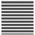 vidaXL Rullgardin zebra svart 140x150 cm tyg bredd 135,9cm polyester