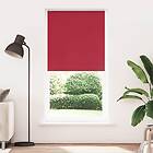 vidaXL Rullgardin mörkläggningsröd 95x230 cm tygbredd 90,7 cm