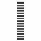 vidaXL Rullgardin zebra svart 40x230 cm tyg bredd 35,9 cm polyester