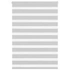 vidaXL Rullgardin zebra ljusgrå 115x150 cm tyg bredd 110,9cm polyester