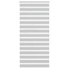 vidaXL Rullgardin zebra ljusgrå 110x200 cm tyg bredd 105,9cm polyester