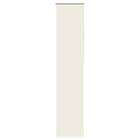 vidaXL Rullgardin mörkläggning naturvit 55x230 cm tyg bredd 50,7 cm
