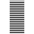 vidaXL Rullgardin zebra svart 95x200 cm tyg bredd 90,9 cm polyester