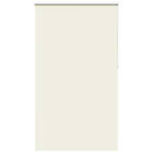 vidaXL Rullgardin mörkläggning naturvit 140x210 cm tygbredd 136,6 cm
